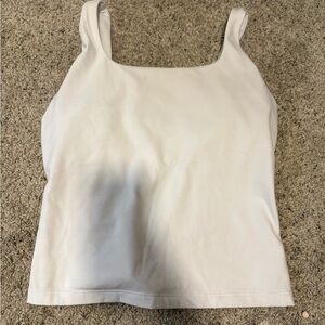 Women’s White Square-Neck Camisole
